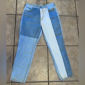 Pacsun women’s mom jeans size 30 multi color blue denim